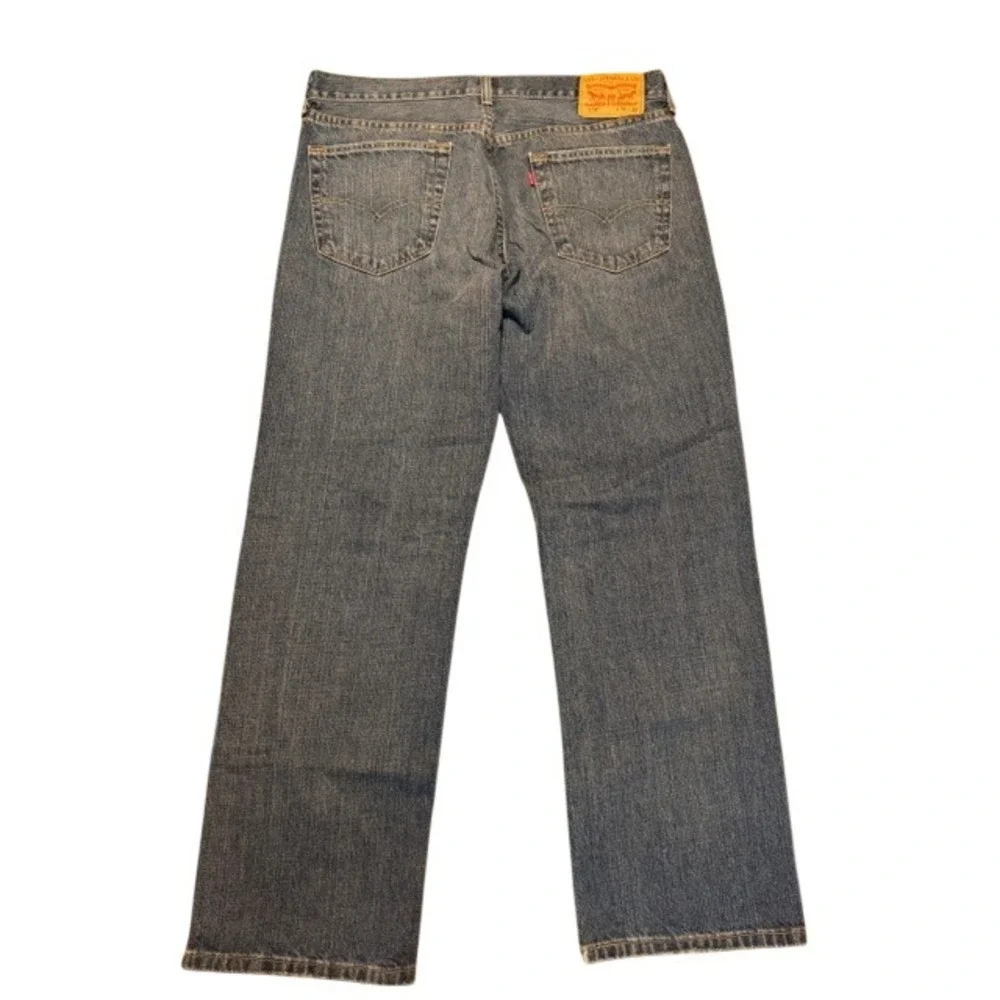 Levis 559‎ Relaxed Straight Jeans Mens 36x30 Blue Medium Wash Denim 00559-0442